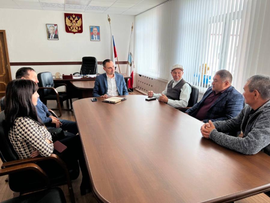 Глава района встретился представителями казахской диаспоры