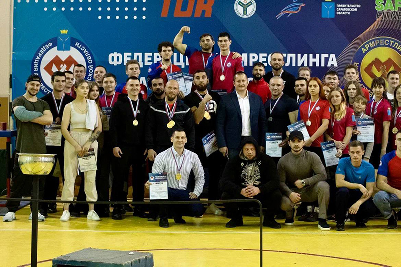 В Саратове прошел Чемпионат Саратовской области по армрестлингу