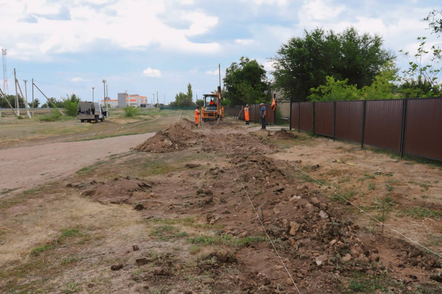 В Питерском районе начался новый этап программы по строительству тротуаров, реализуемой по решению губернатора Романа Бусаргина